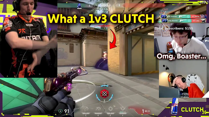 Ardiss & Shanks Reacts to FNC Boaster's 1v3 Clutch vs Team Vitality in VCT EMEA