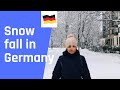 Snowfall in Germany2021||indians in Germany