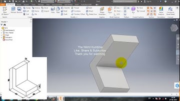 Part 1 - Autodesk Inventor 2017 Tutorial - Creating Isometric Drawing