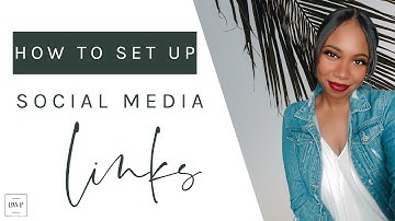 How To Set Up Social Links On Showit