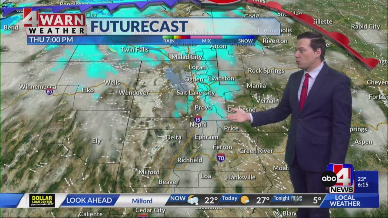 Winter storm moving through Utah with statewide impacts