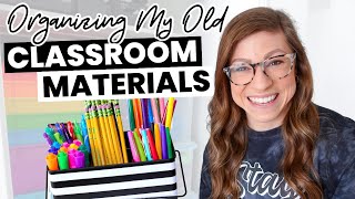 Spring Clean With Me VLOG | Purging My Teaching and Classroom Materials