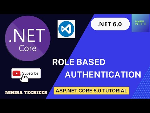 Role based  Authentication in  DOT NET Core Web API using VS Code | .NET CORE 6.0 Tutorial