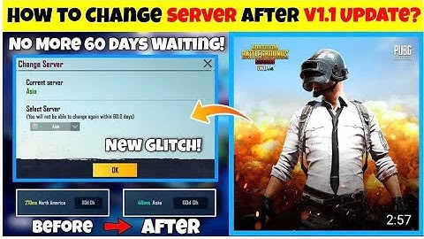 HOW TO FIX SERVER LOCK IN PUBG MOBILE 🔥 HOW TO CHANGE SERVER IN PUBG MOBILE🔥  حل مشكلة تغيير السيرفر