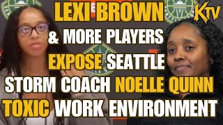 Download Lagu SEATTLE STORM players LEXI BROWN \u0026 TIFFANY MITCHELL EXPOSE COACH NOELLE QUINN TOXIC WORK ENVIRONMENT MP3 Download Lagu SEATTLE STORM players LEXI BROWN \u0026 TIFFANY MITCHELL EXPOSE COACH NOELLE QUINN TOXIC WORK ENVIRONMENT MP3