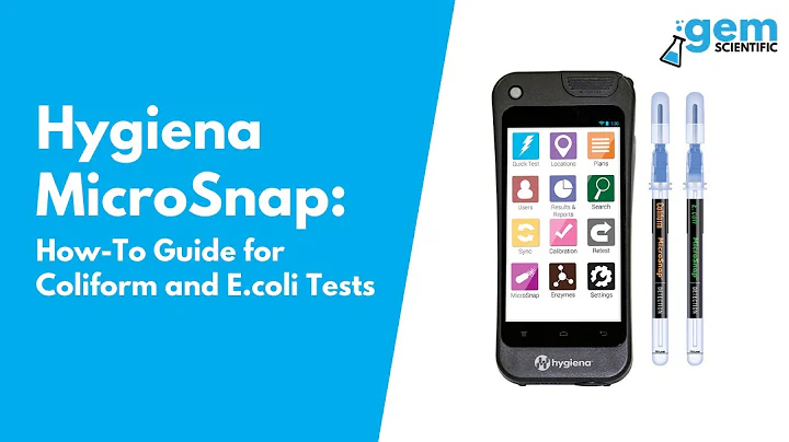 Hygiena MicroSnap - How To Guide for Coliform & Ecoli Tests