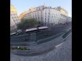 Insta360 One: Street of Paris from an Apartment Building