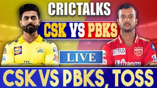 Live: CSK Vs PBKS, Match 11, Mumbai | CRICTALKS | TOSS & PRE-MATCH | IPL LIVE 2022