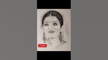 "Aishwarya Rai Realistic Pencil Sketch | Hyper Realistic Portrait Drawing | Step by Step Shading"