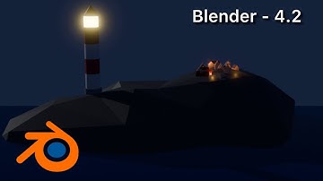 Blender 3D - Create a Lighthouse Scene under 15 minutes  | #blender