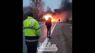 ДТП на польской дороге видео