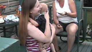 Baby Scared of Birthday Cake