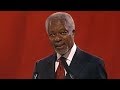 A look back at Kofi Annan delivering the 5th Nelson Mandela Lecture