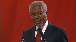 A look back at Kofi Annan delivering the 5th Nelson Mandela Lecture