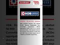 HDB Financial Services | 08 JUN 2026 | #bse #nse #marketnews #News #HDBFinancial #HDBFS #HDFC #NBFC