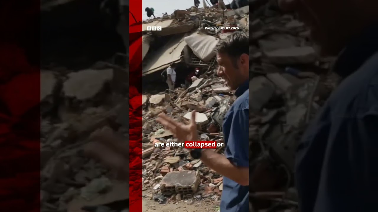 A 15-year-old boy is looking for his brother after devastating earthquakes in Venezuela. #BBCNews