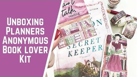 Unboxing the Planners Anonymous “Book Lovers” Kit