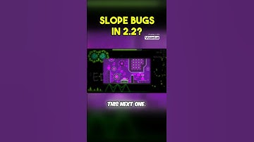 Slope Bugs in 2.2? #geometrydash #gd #gaming #shorts #physics #slope #bug