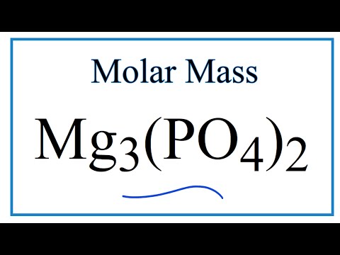 Molar Mass / Molecular Weight of Mg3(PO4)2: Magnesium phosphate