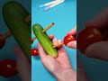 Don't Paint! Build Veggie Cars! 🥦🏎️ Best Healthy Snack Hack! #shorts #kids