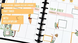 Plan with Me- January BFF Spreads Part Three