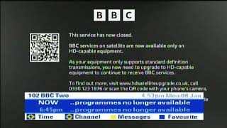 Aftermath Of Bbc Sd Closure On A Sky Digibox