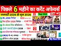 Last 6 Months Current Affairs 2026 | January 2026 to June 2026 | Imp Current Affairs ssc cgl gd ntpc