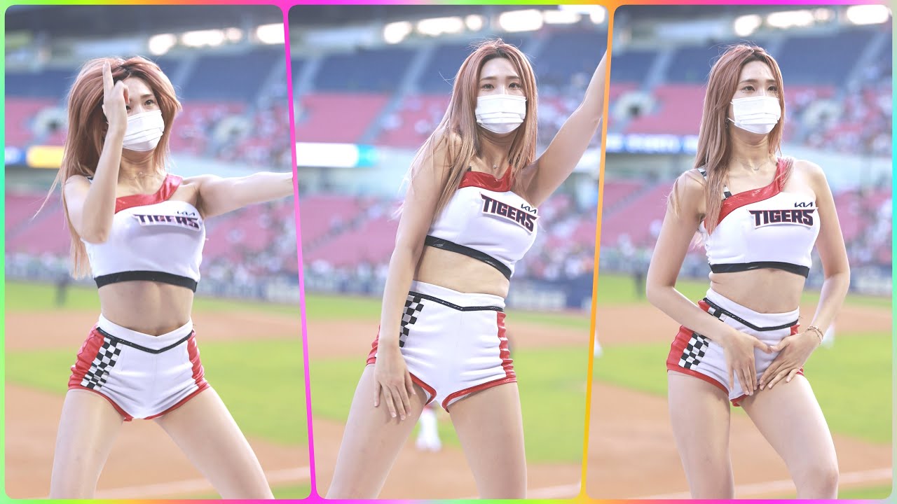 4K_김현지 치어리더 - That That(싸이/PSY) @프로야구(기아타이거즈 원정)/220602/By 쵸리(Chori)