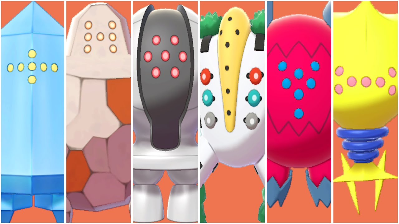 FULL REGI TEAM ! ( Regice , Registeel , Regirock , Regigigas , Regidrago , Regieleki )