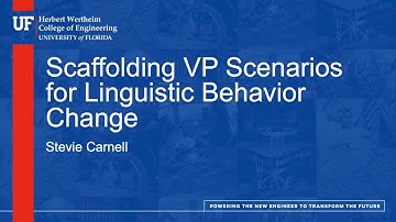 Fall 2019, Sprint 5: Scaffolding VP Scenarios for Linguistic Behavior Change