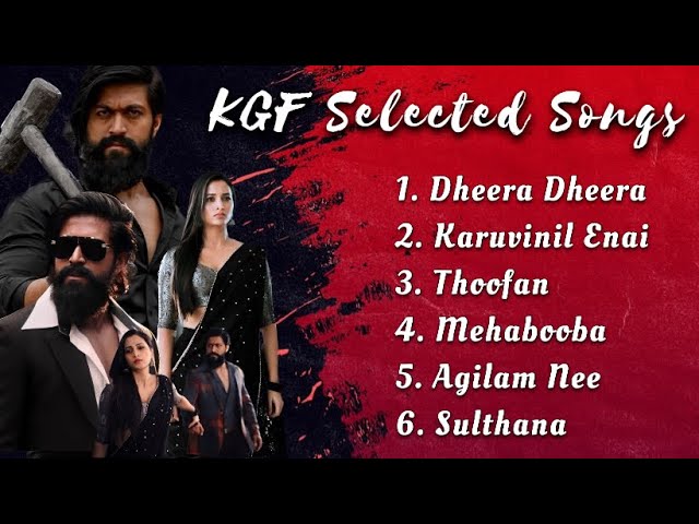 KGF Selected Songs | Rocking Star Yash | Srinidhi Shetty class=