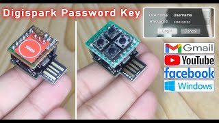 How to Create a Cheap and Easy Security Key with Digispark || Digispark Password Key With Touch