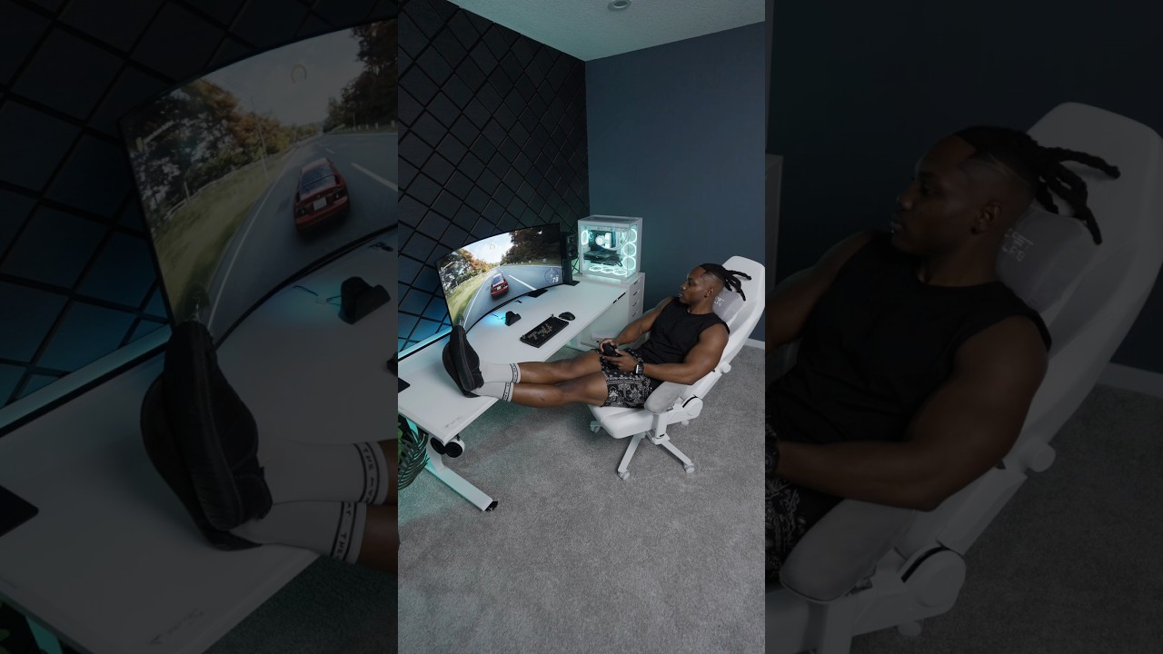 ⁣this is how I built my OLED ultra-wide PC setup
