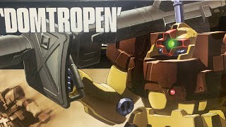 物欲キット 開封していきます ドムかっこいい Ms 09f Dom Tropen ドムトローペン サンドブラウン 開封レビュー ランナー紹介 次は色違いもやるよ Youtube