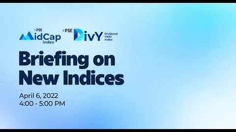 Briefing on New Indices