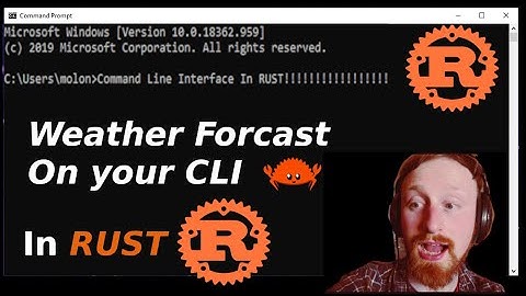 How to build a command line app in Rust