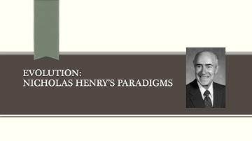 1.2 (Part 2) - Evolution, Nicholas Henry