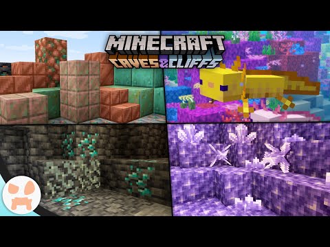 Minecraft's first Caves & Cliffs snapshot is out