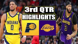 Indiana Pacers vs Los Angeles Lakers 3rd QTR HIGHLIGHTS | March 29 | 2024 NBA Season