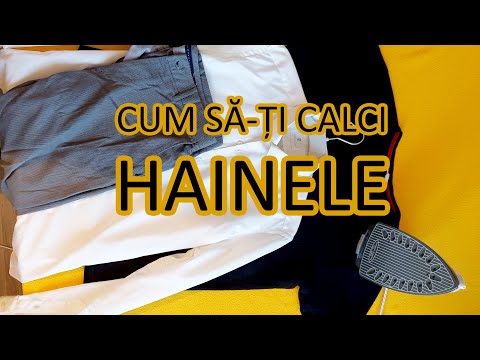 Cum să îți calci hainele | Cămașa/Tricou/Pantaloni