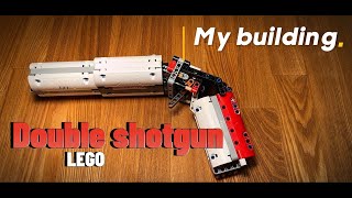 LEGO TECHNIC  DOUBLE BARRELED SHOTGUN / LEGO TECHNIC ДВУСТВОЛЬНЫЙ ДРОБОВИК