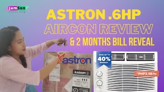 Astron .6hp Aircon Review and Bill Reveal | JamSon