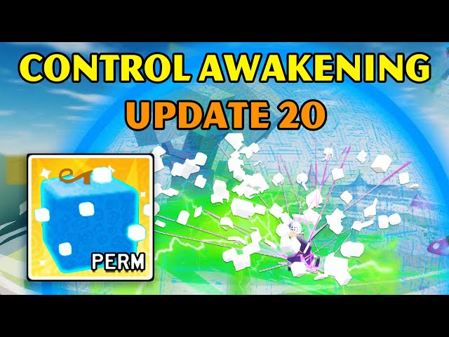 I AWAKENED THE CONTROL FRUIT FOR UPDATE 20! Roblox Blox Fruits 