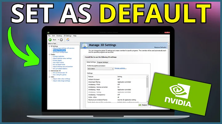 How To Set NVIDIA as Default Graphics Card in Windows 11 (Easy Method)