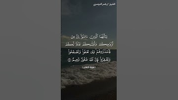 سورة التغابن من آية 13 الى آية 15 بصوت الشيخ ياسر الدوسري♥♥
