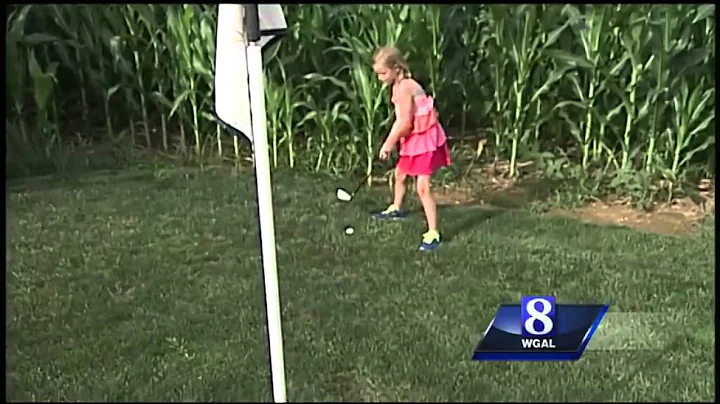 News 8's Jere Gish tries 'corn maze golf' in Lanca...