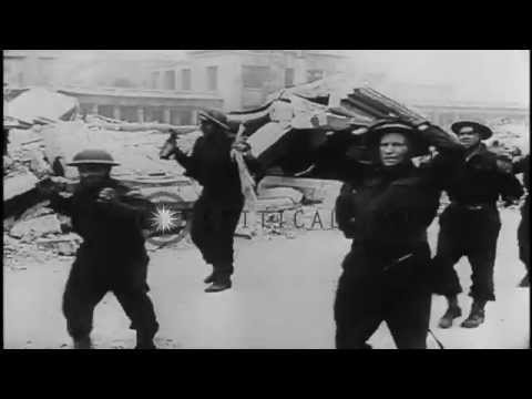 The Battle Of Dieppe In World War Ii. Hd Stock Footage