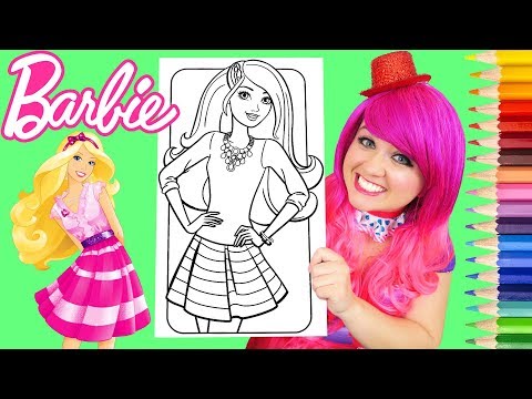 coloring-barbie-crayola-jumbo-coloring-book-page-prismacolor-colored-pencil-|-kimmi-the-clown