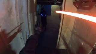 Lightsaber airsoft gameplay with duel during match screenshot 4