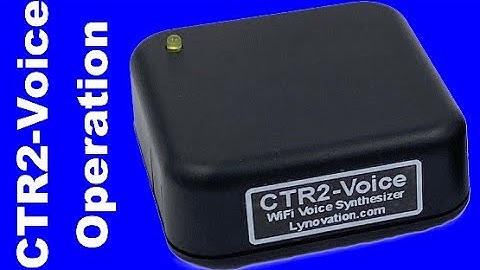 CTR2-Voice Operation